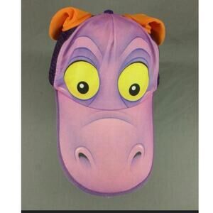 Vintage Disney Epcot Center Figment The Dragon Figural Snapback Hat vintage